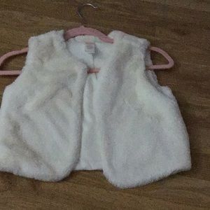 White girls formal vest